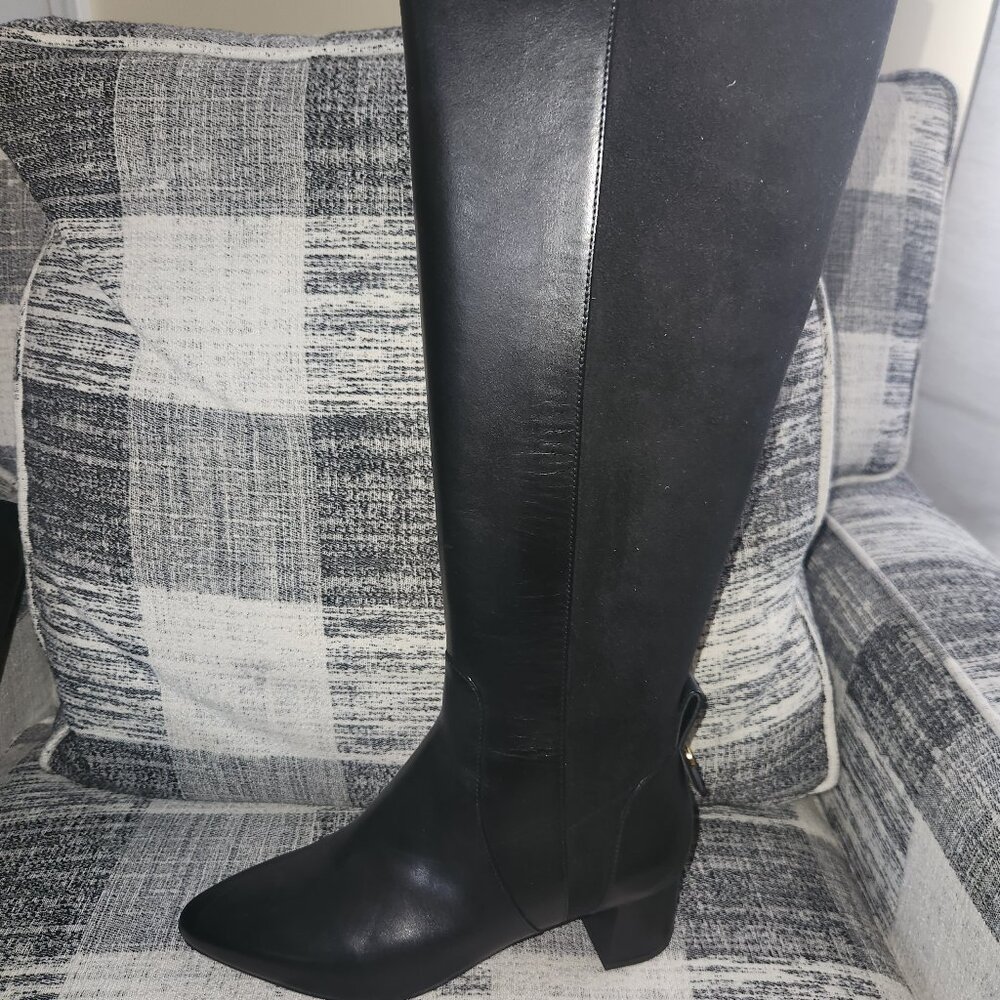 Cole Haan New Leather and suede knee boots